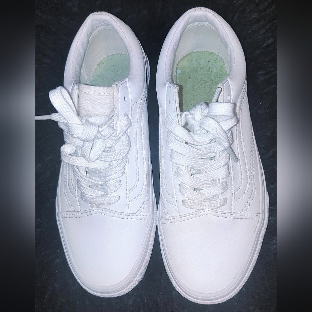Vans White Athletic Shoes